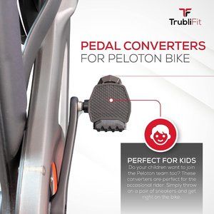 Peloton Bike & Bike Compatible, Pedal Converter for Regular Shoes - NEW